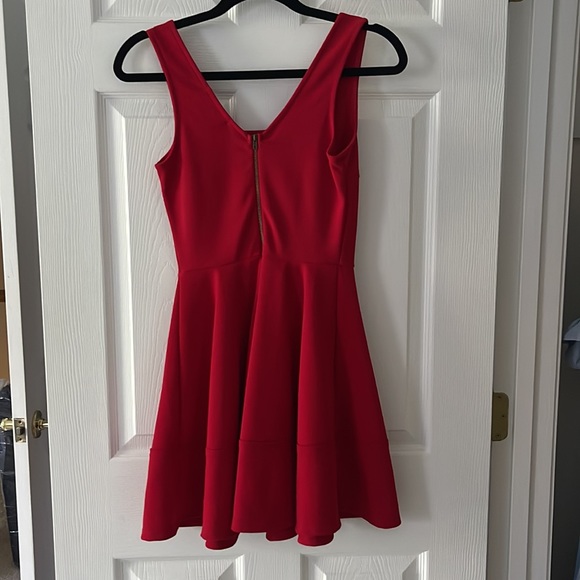 Lulus Red Cocktail Dress - Picture 2 of 3